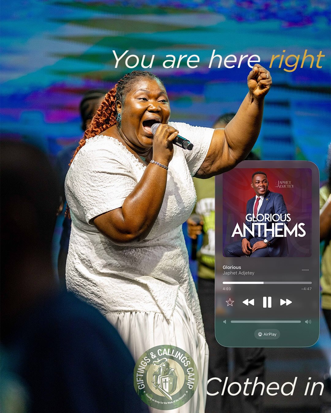 Worship performance shared on Instagram